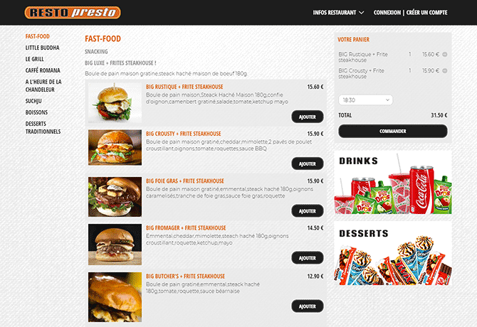 Resto-Presto-commande-en-ligne
