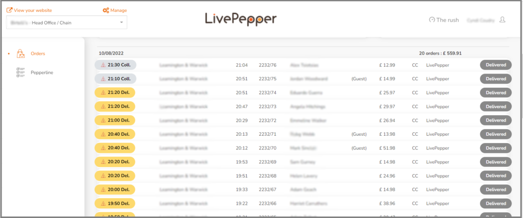 online-ordering-site-restaurant-livepepper-guest-login