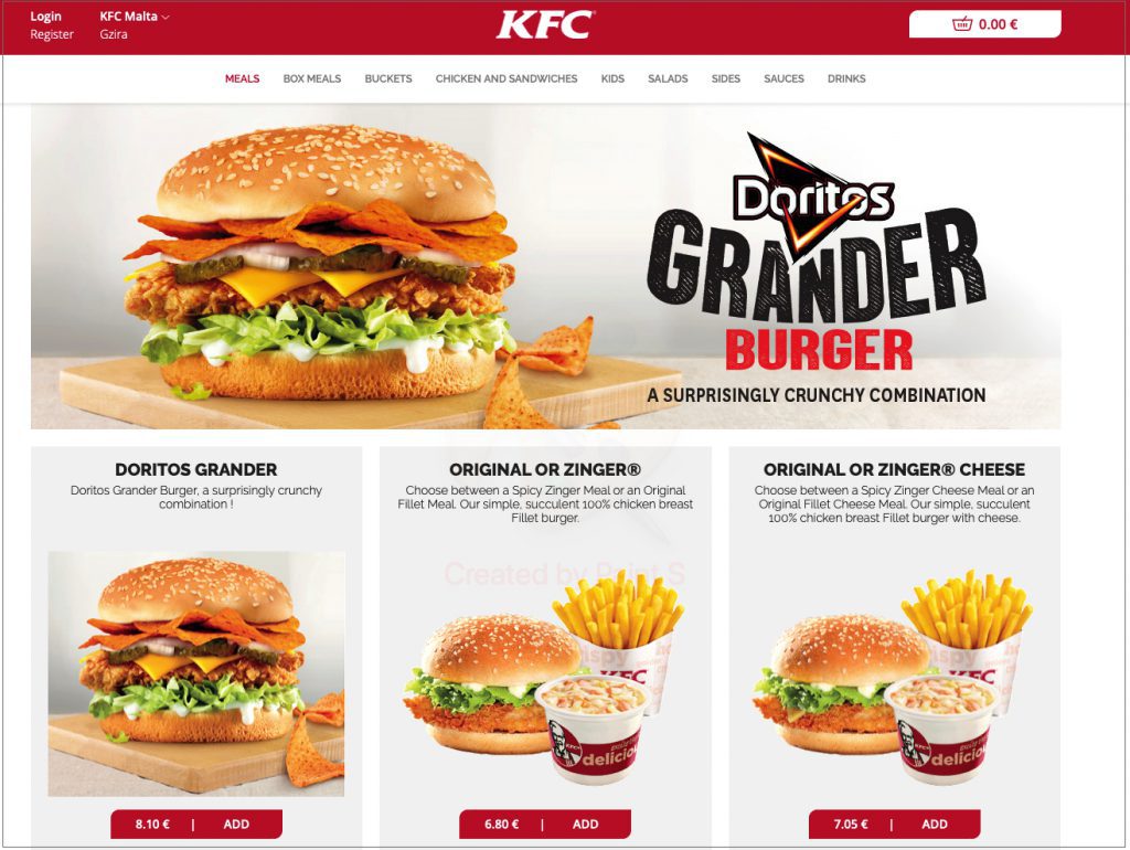 kfc_livepepper_online_ordering
